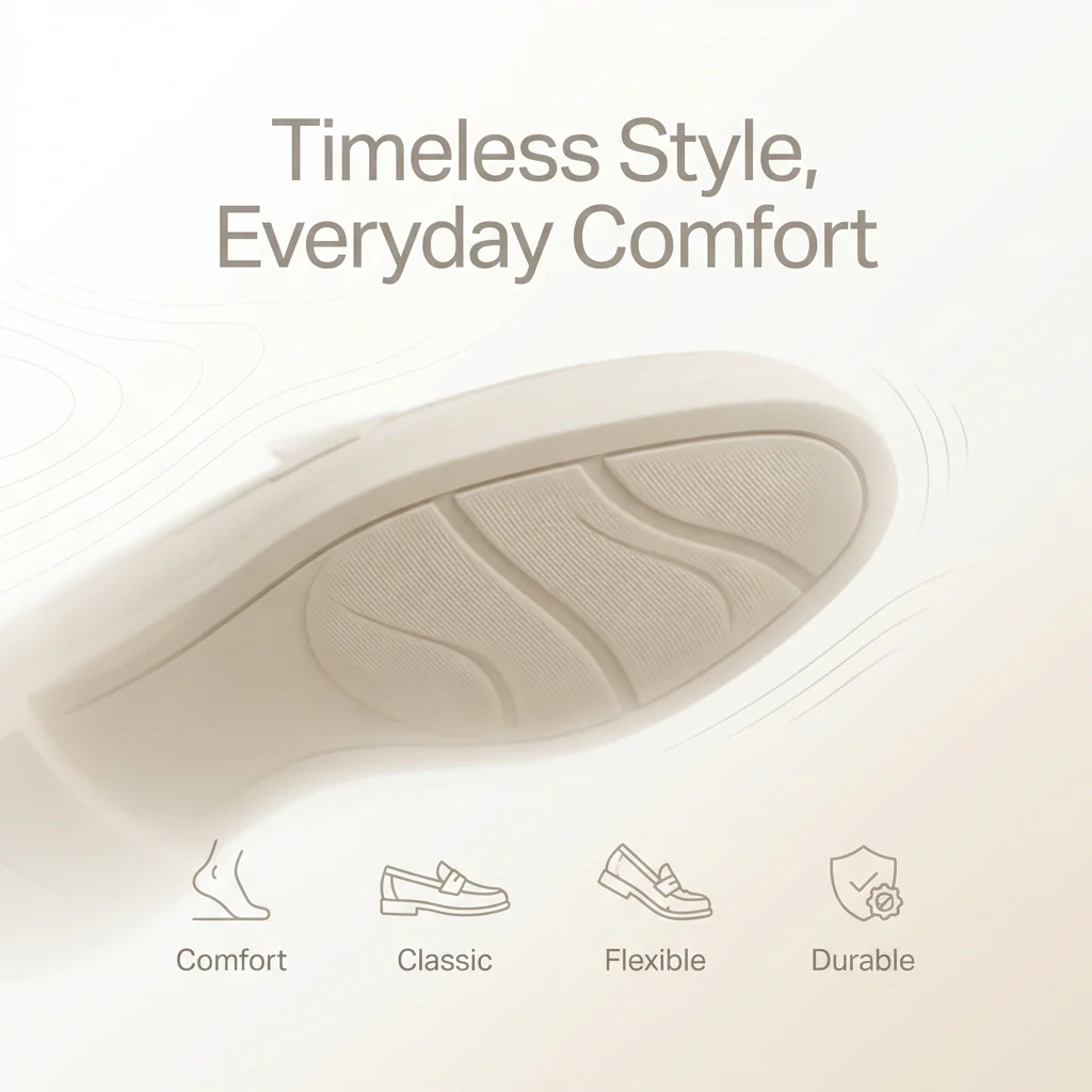 Classic Loafers for Women – Elegant Buckle Detail & Comfortable Fit - Image 5