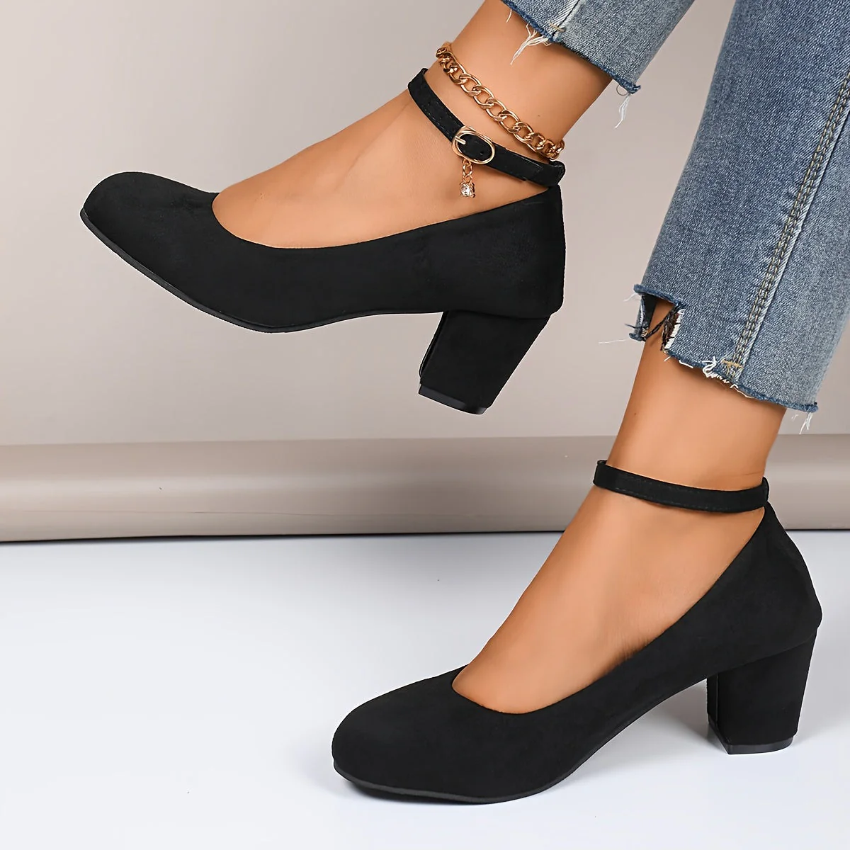 Elegant Block Heel Pumps for Women – Stylish & Versatile - Image 4