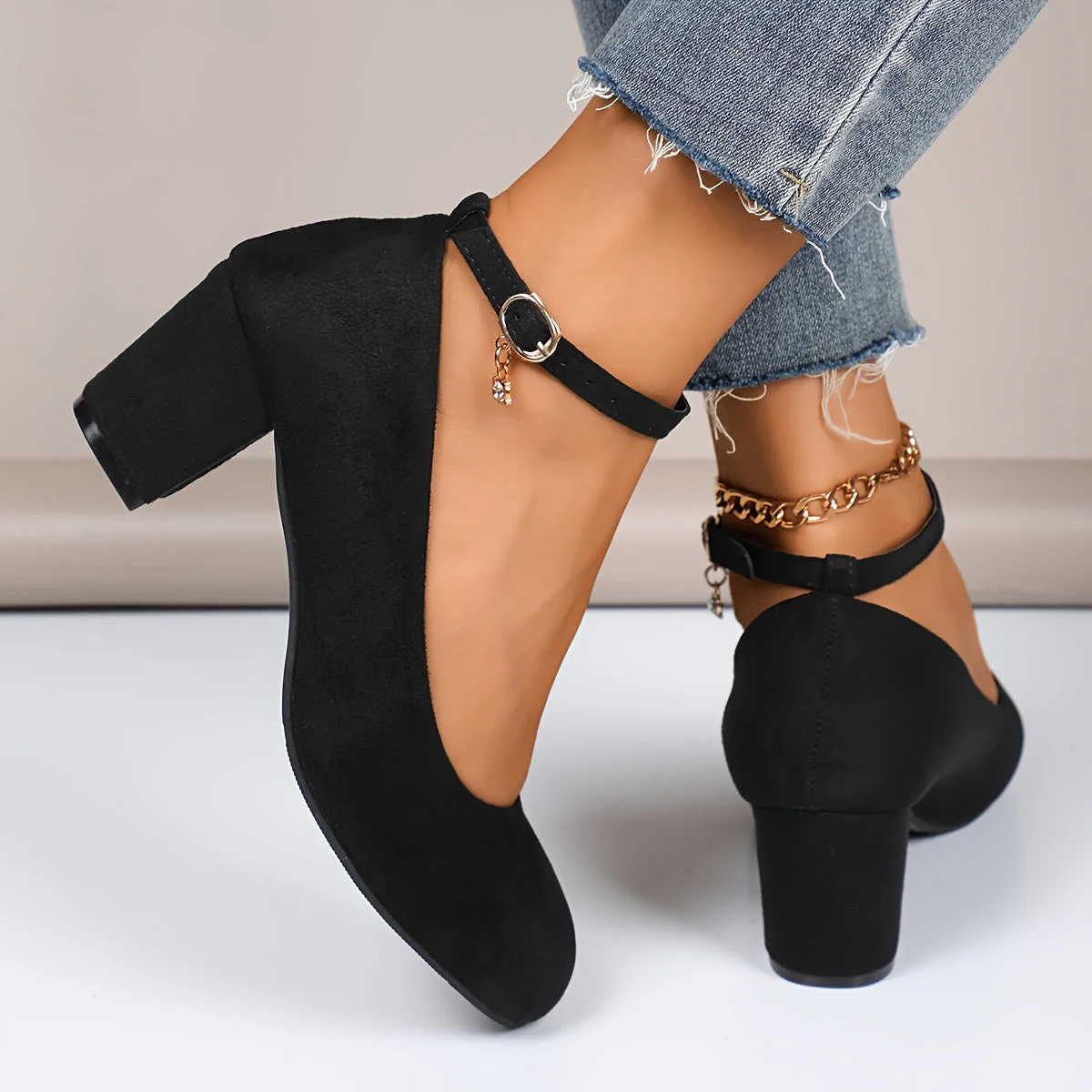 Elegant Block Heel Pumps for Women – Stylish & Versatile - Image 5
