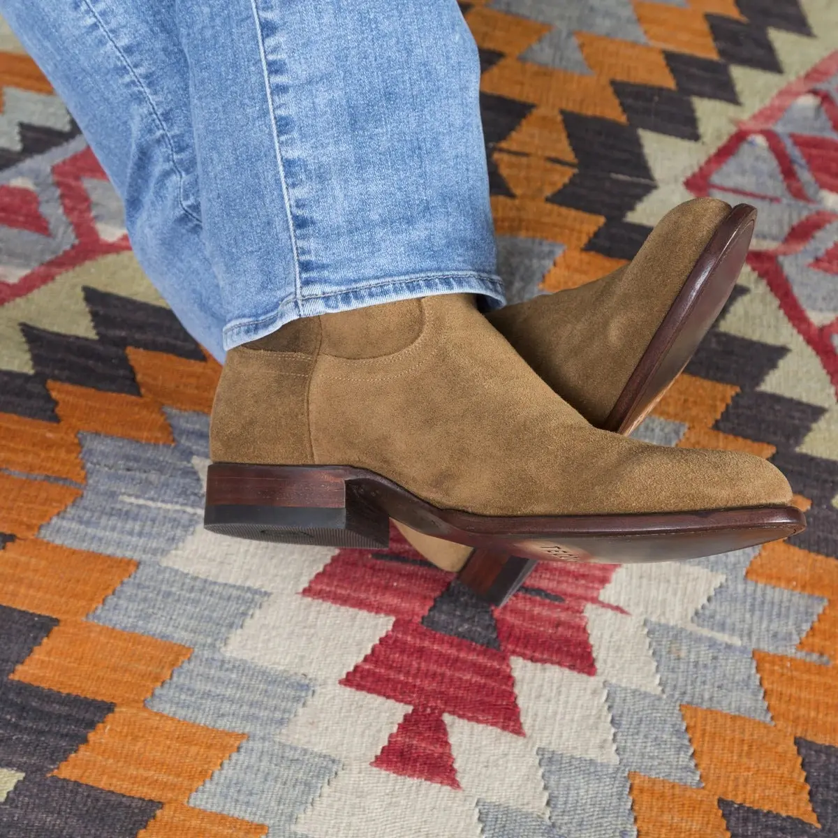 High-Top Cowboy Boots for Men – Stylish & Durable Design - Image 4