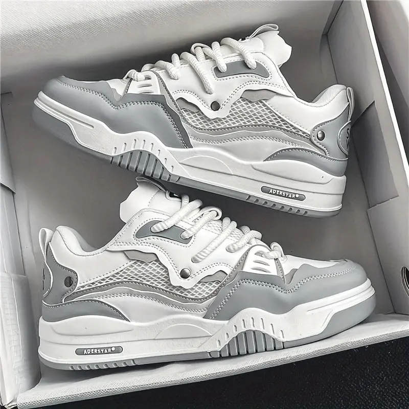 Jake – Lightweight Skate Sneakers – Trendy Color Block Design - Image 4