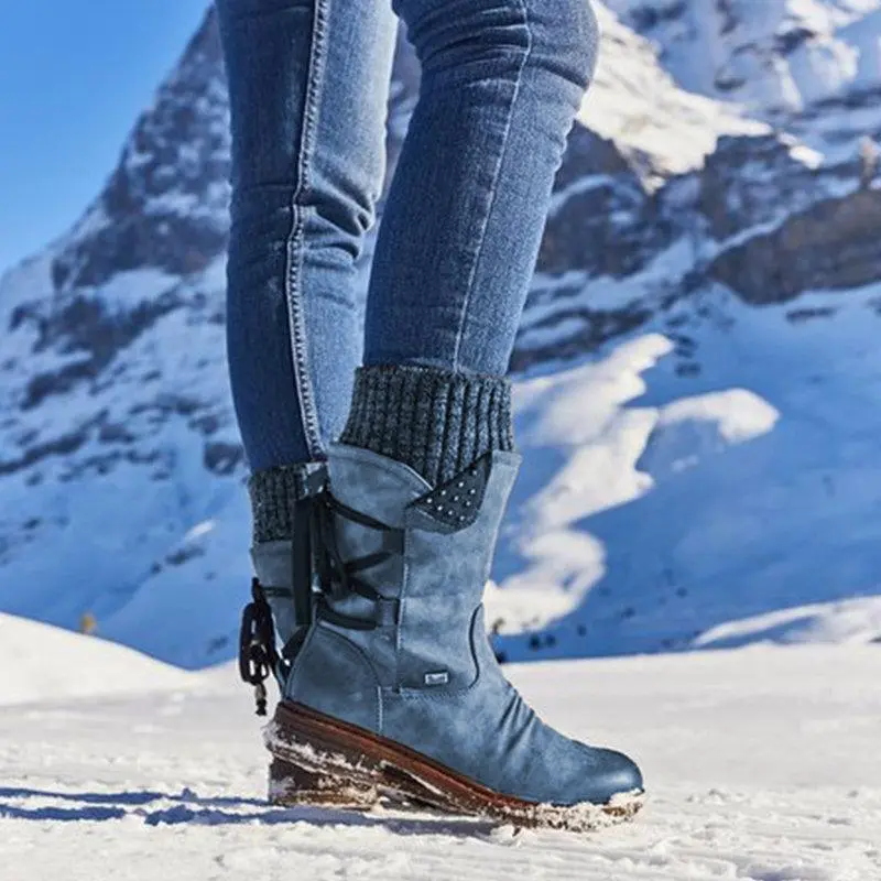 Low Heel Winter Boots for Women | Comfortable & Warm Design - Image 3