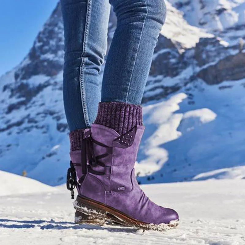 Low Heel Winter Boots for Women | Comfortable & Warm Design - Image 5
