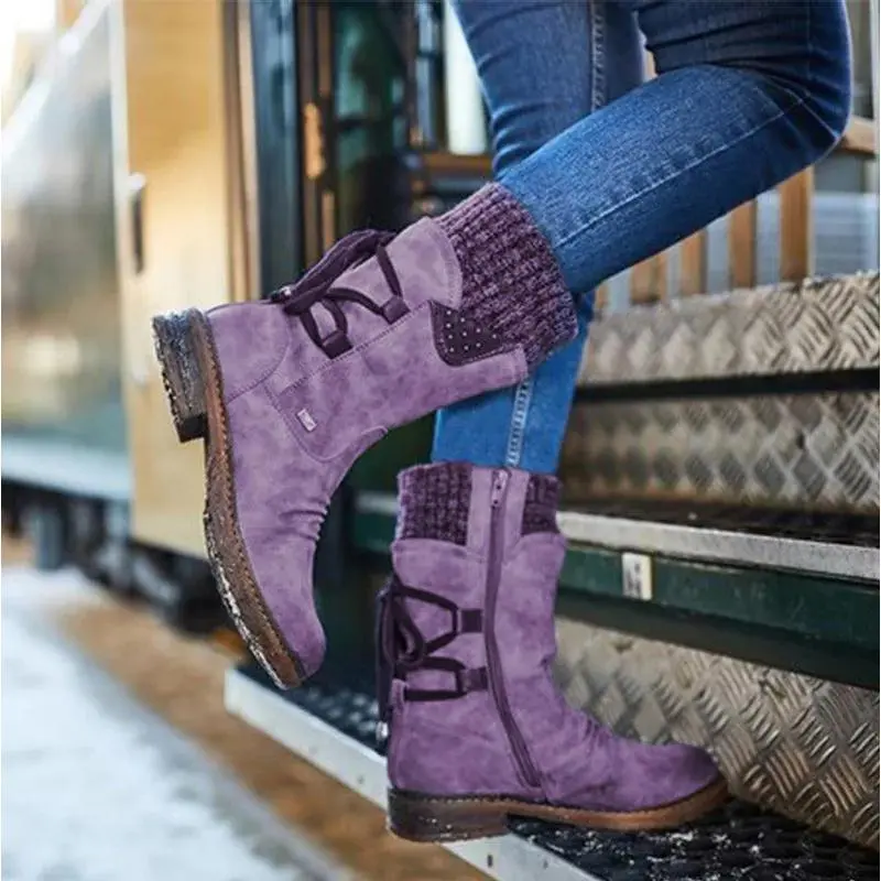Low Heel Winter Boots for Women | Comfortable & Warm Design - Image 7