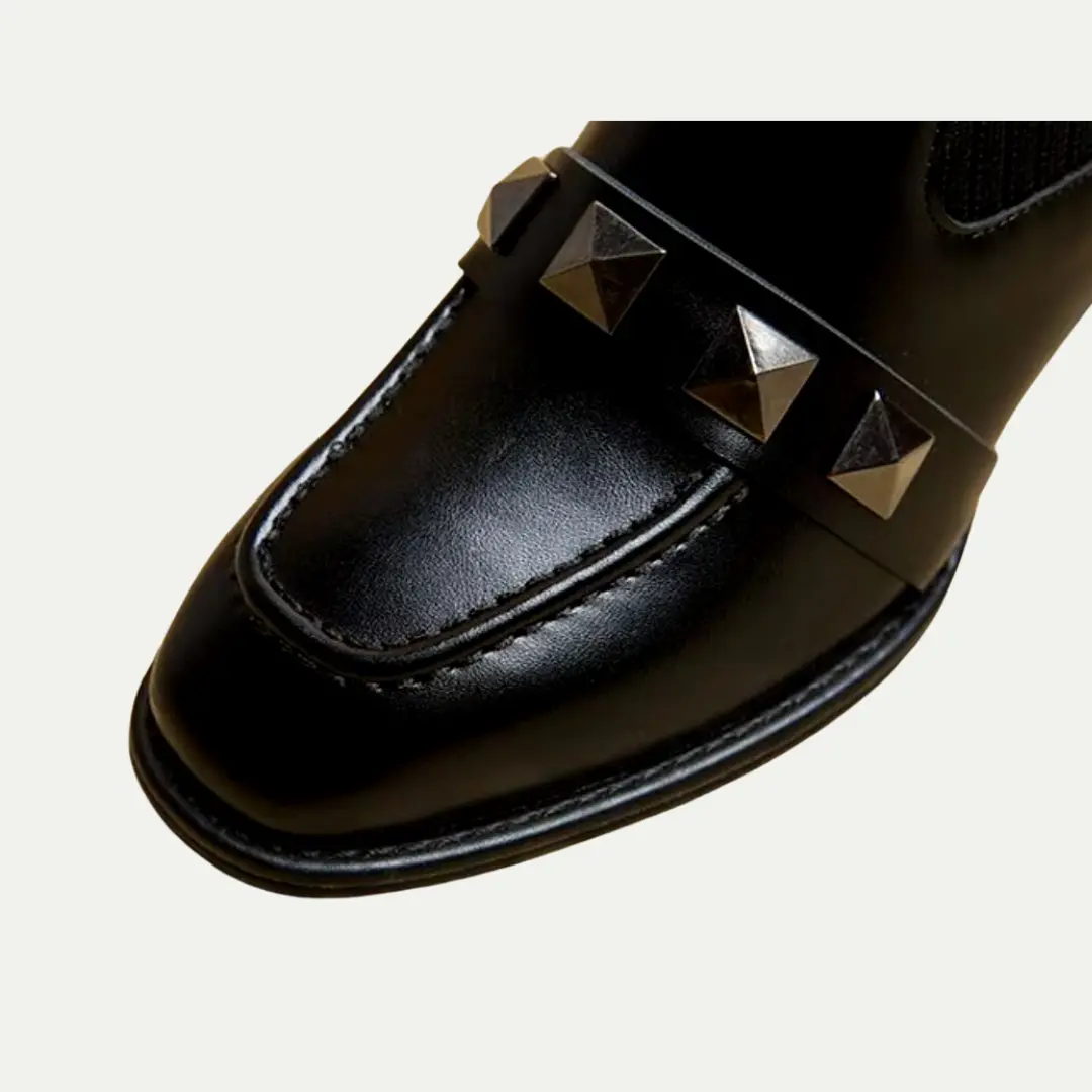 Luxe Elastic Sock Ankle Boots - Image 3