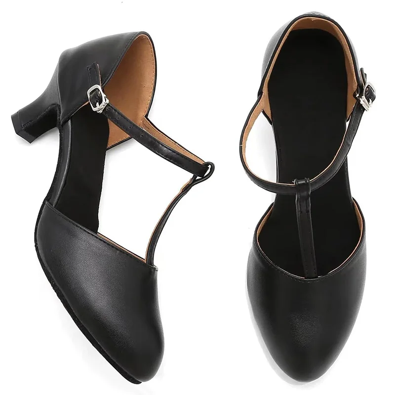 T-Strap Dance Shoes for Women – Stylish & Comfortable for Social Dancing - Image 3