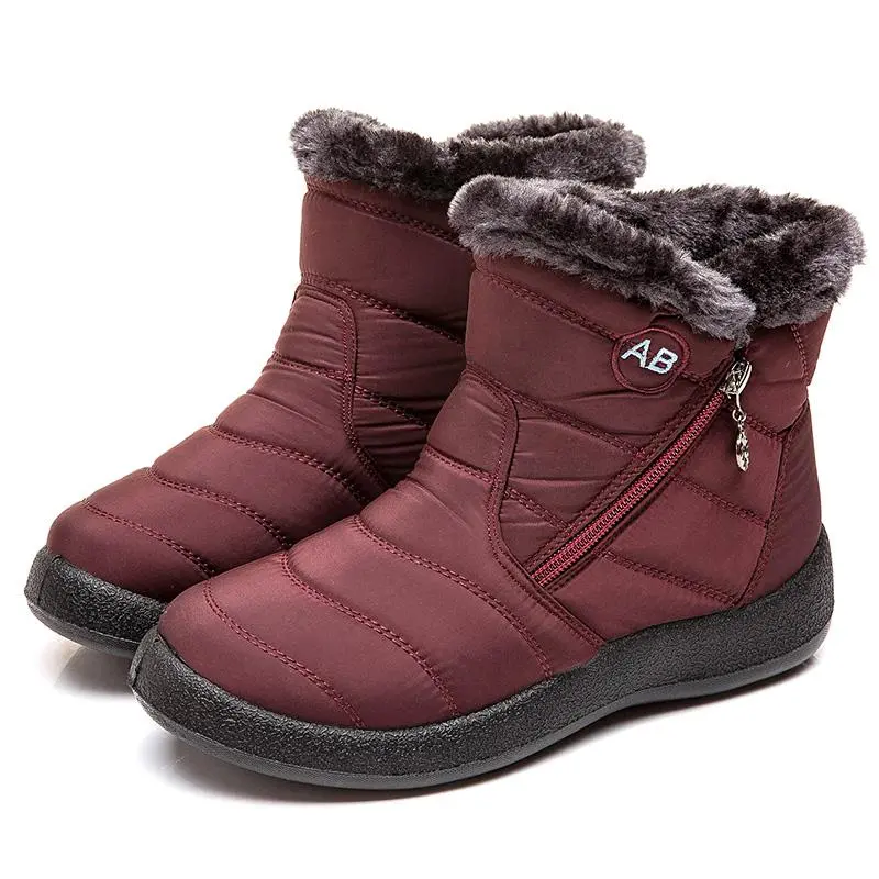 Waterproof Ankle Snow Boots for Women – Warm & Cozy Comfort - Image 3